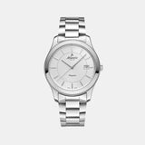 Men Quartz Silver Dial Analog Stainless Steel Watch 60335.41.21