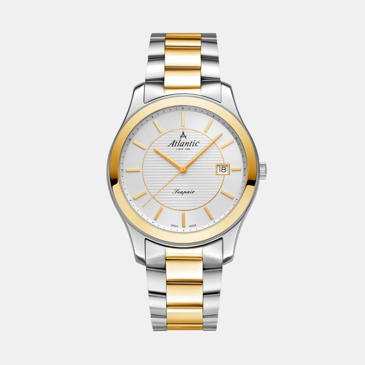 Men Quartz Silver Dial Analog Stainless Steel Watch 60335.43.21G
