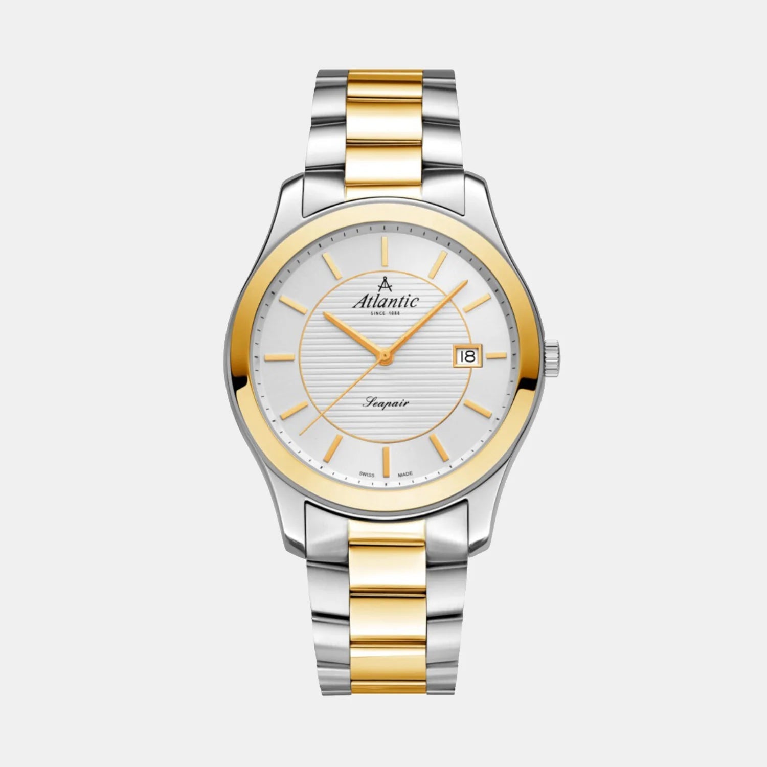 Men Quartz Silver Dial Analog Stainless Steel Watch 60335.43.21G