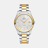 Men Quartz Silver Dial Analog Stainless Steel Watch 60335.43.21G