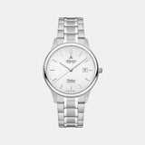 Seabase Men Quartz Silver Dial Analog Stainless Steel Watch 60348.41.21