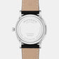 Museum Men Quartz Grey Dial Analog Leather Watch 607999