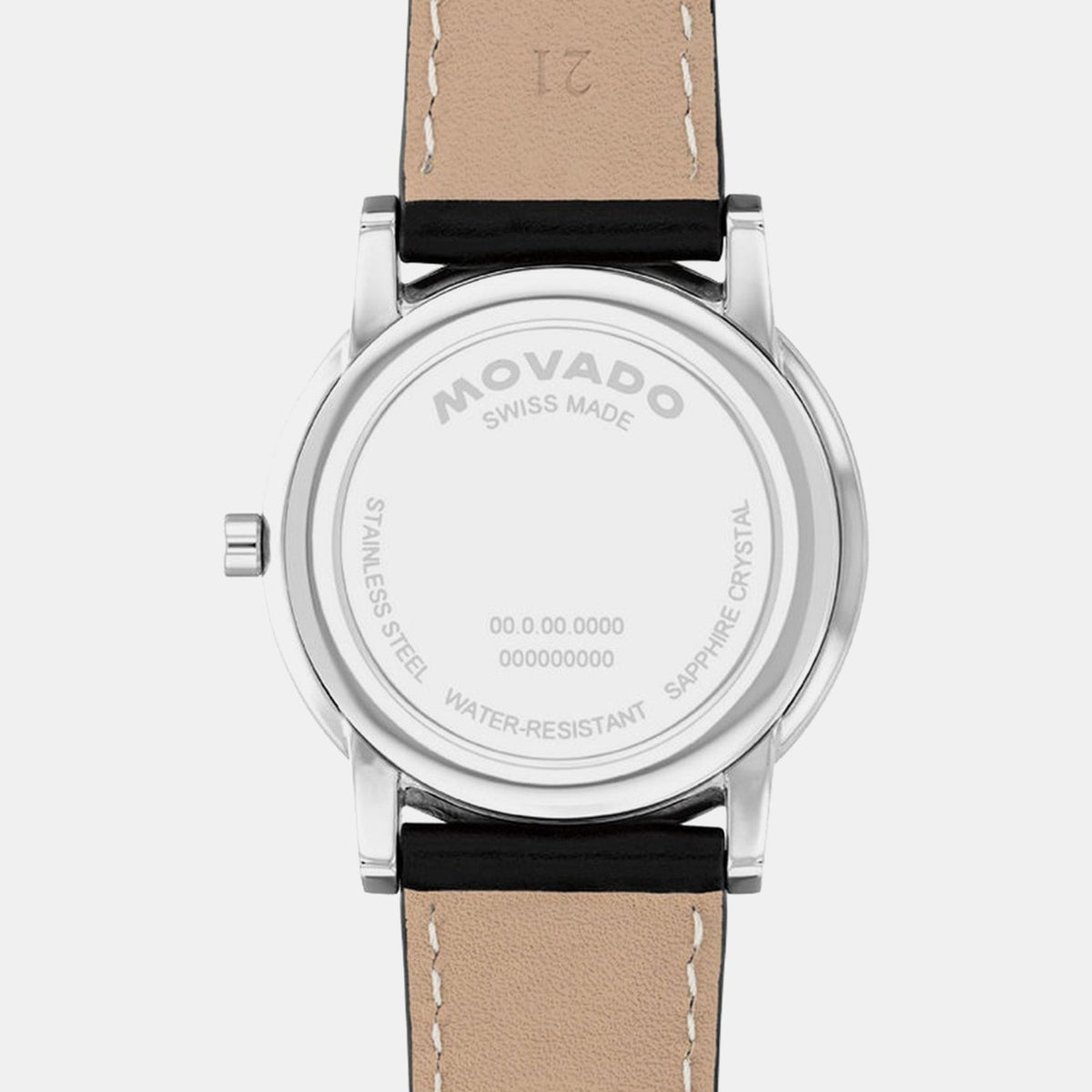Museum Men Quartz Grey Dial Analog Leather Watch 607999