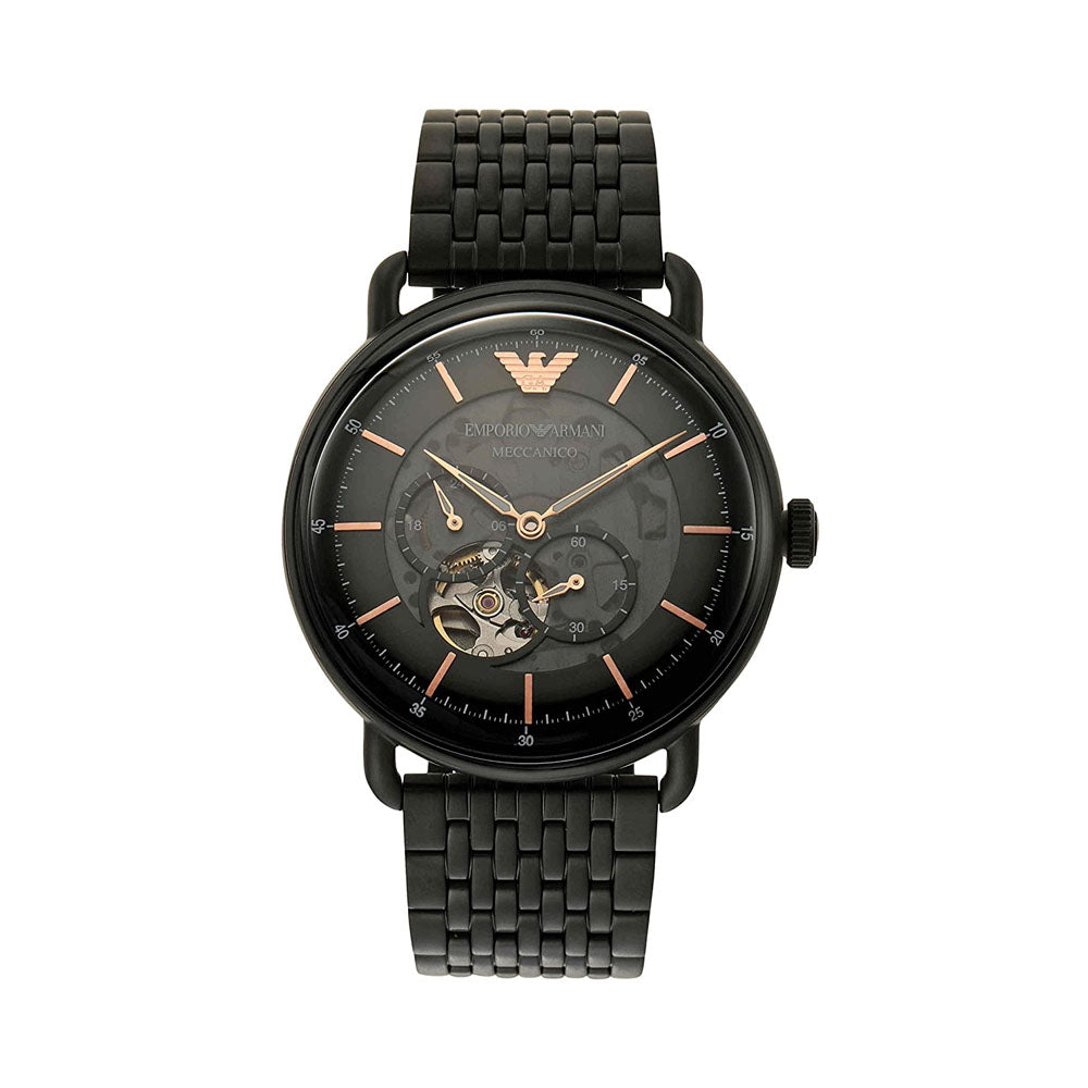 Emporio Armani Aviator Analog Black Dial Men's Watch-AR60025