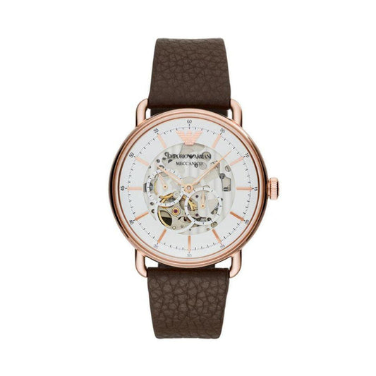 Emporio Armani Aviator Analog White Dial Men's Watch-AR60027