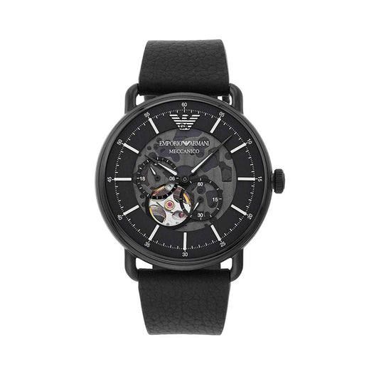 Emporio Armani Aviator Analog Black Dial Men's Watch-AR60028
