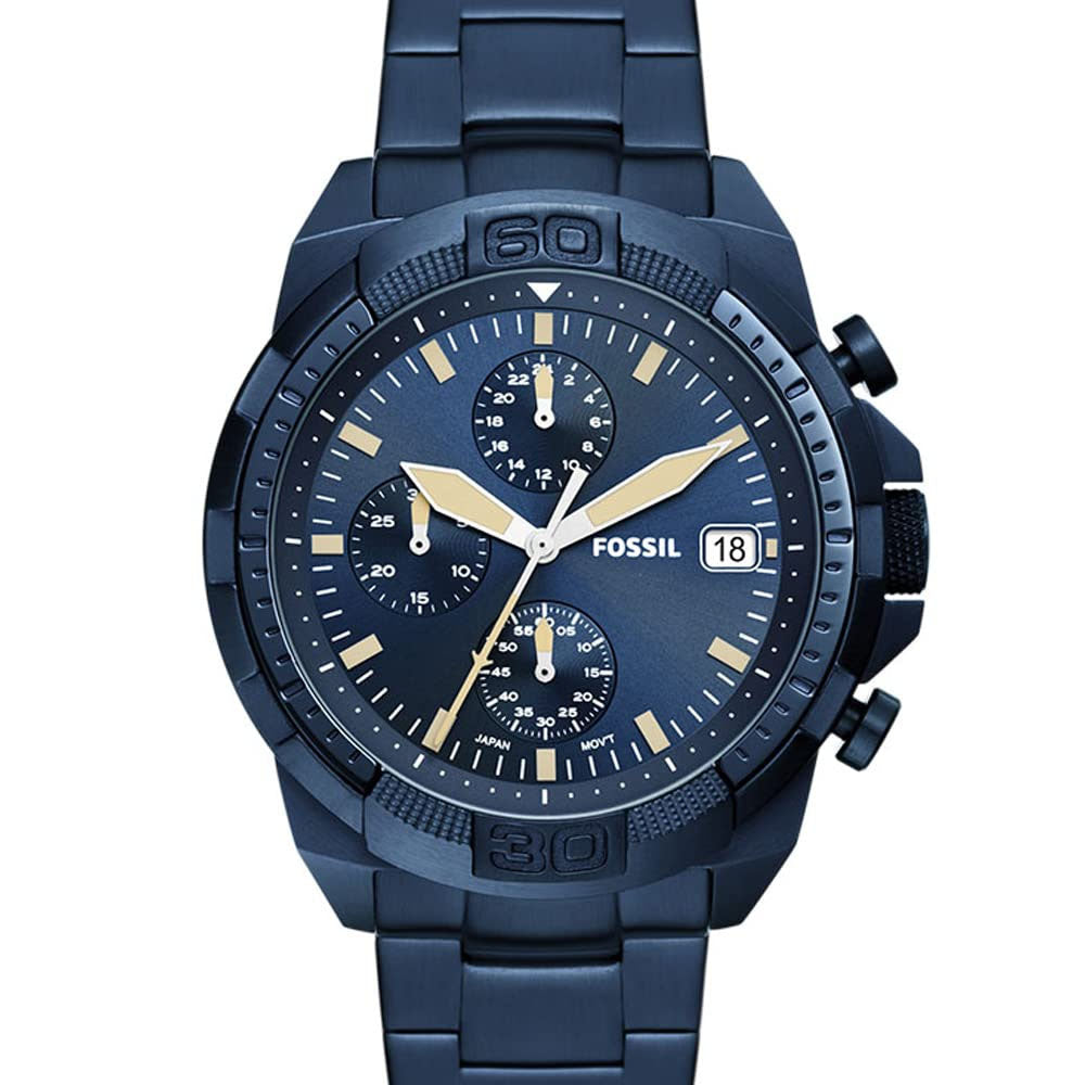 Fossil Bronson Blue Watch FS5916