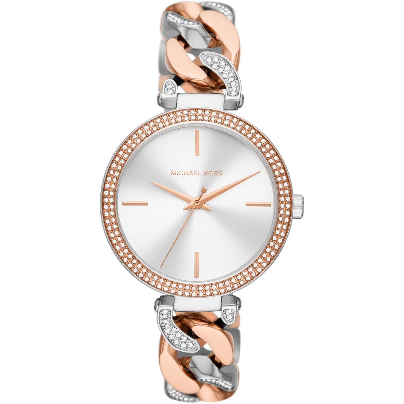 Michael Kors Women Outlet Catelyn Two Tone Analogue Watch MK4634