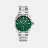 Men Quartz Green Dial Analog Stainless Steel Watch 73366.41.71