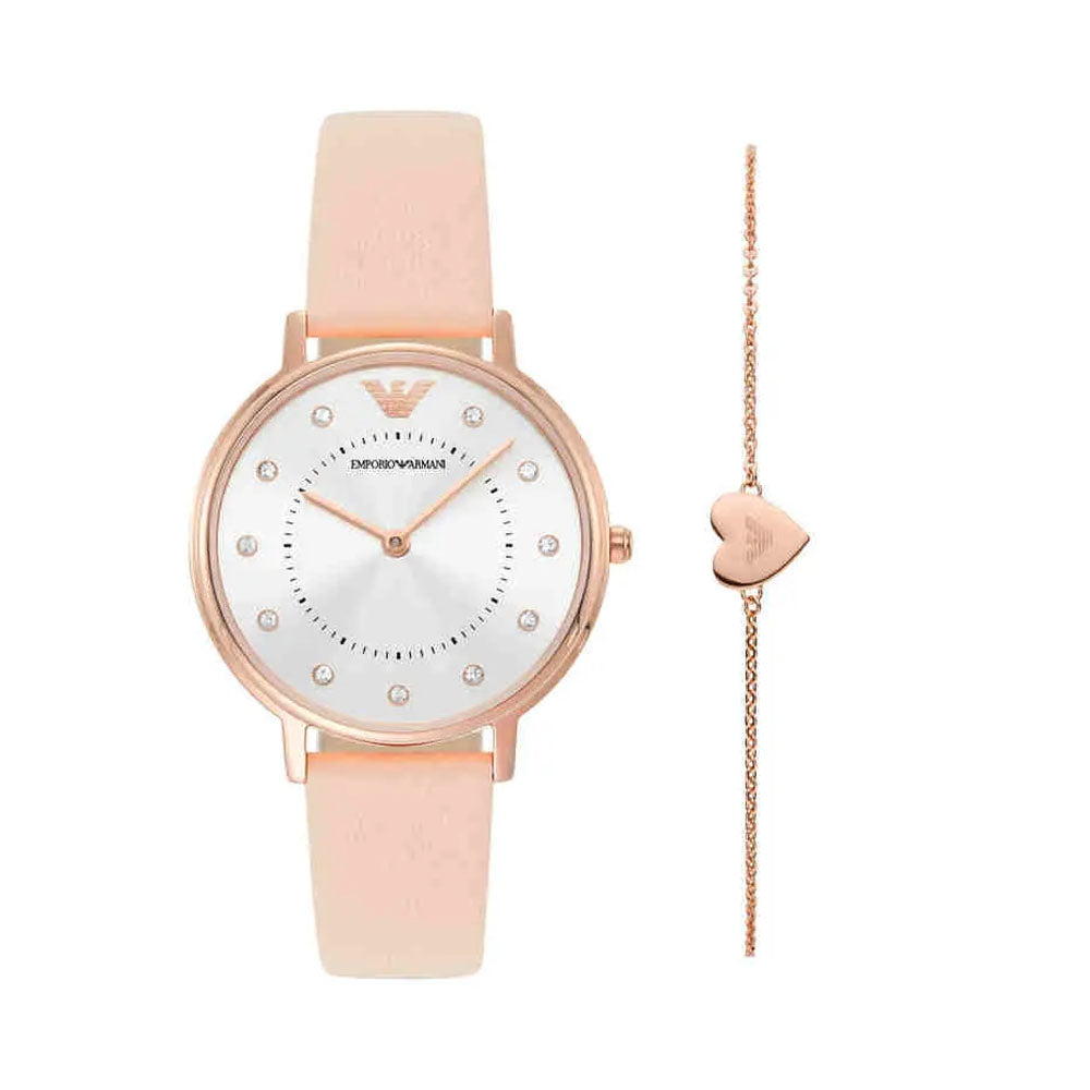 EMPORIO ARMANI AR80058 Kappa Watch For Women With Extra Bracelet