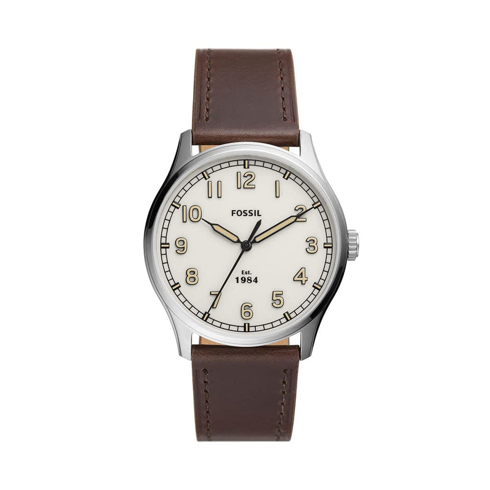 Fossil Dayliner Analog Cream Dial Men's Watch-FS5927