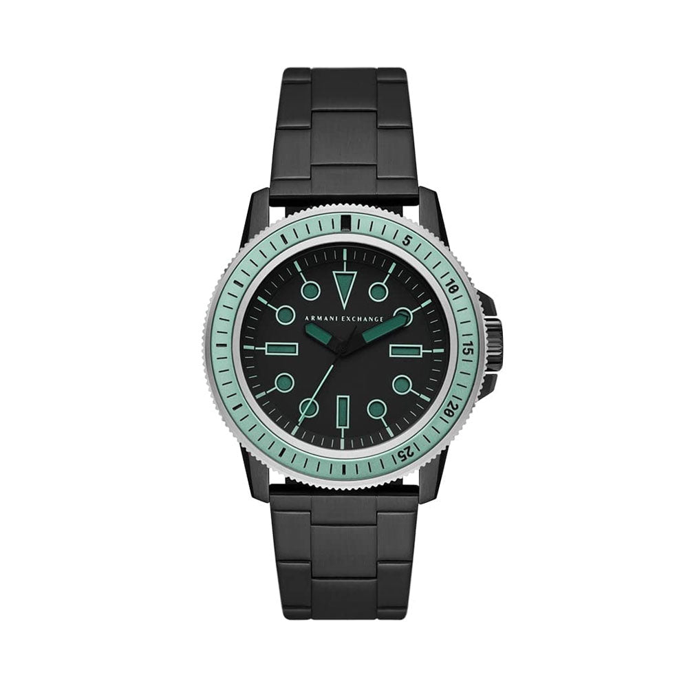 Armani Exchange Leonardo Analog Black Dial Men's Watch-AX1858
