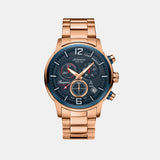 Men Quartz Blue Dial Chronograph Stainless Steel Watch 87466.44.55