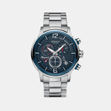 Men Quartz Blue Dial Chronograph Stainless Steel Watch 87466.47.55