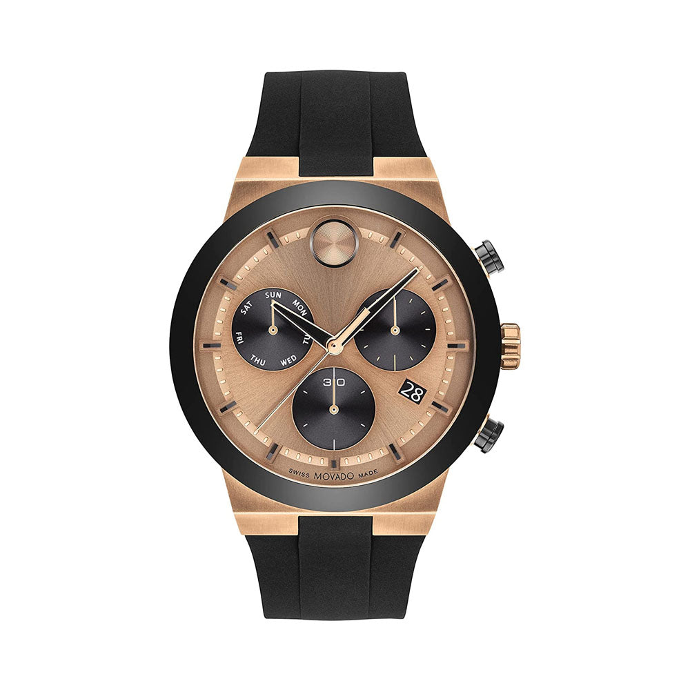 MOVADO 3600854 Chronograph With Leather Strap Watch For Men's