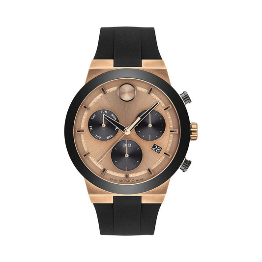 MOVADO 3600854 Chronograph With Leather Strap Watch For Men's