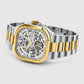 Monarch Men Automatic Grey Dial Analog Stainless Steel Watch 969-M10304