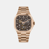 Monarch Men Automatic Brown Dial Analog Stainless Steel Watch 969-M30603