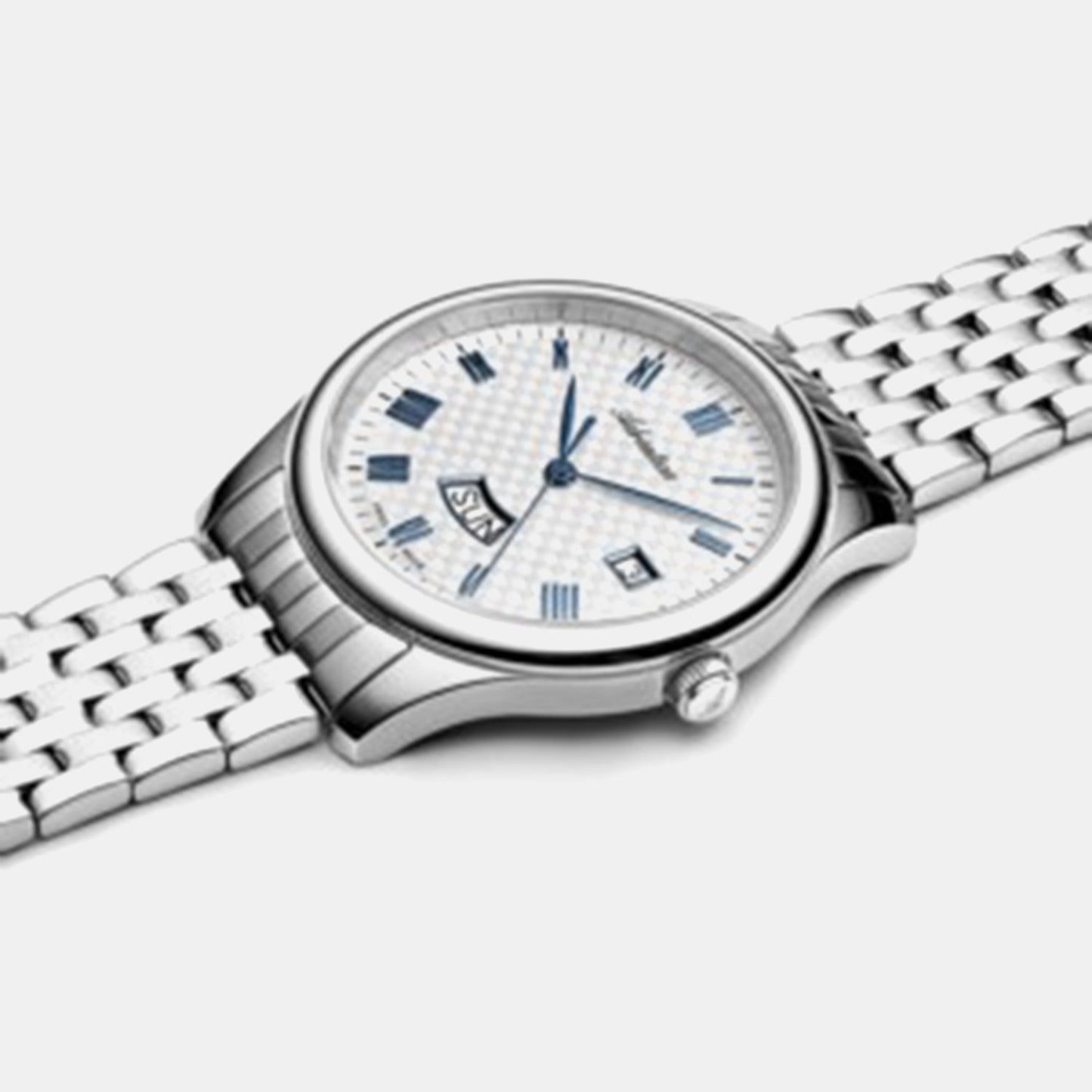 Premiere Men Quartz Silver Dial Analog Stainless Steel Watch A1025.51B3Q