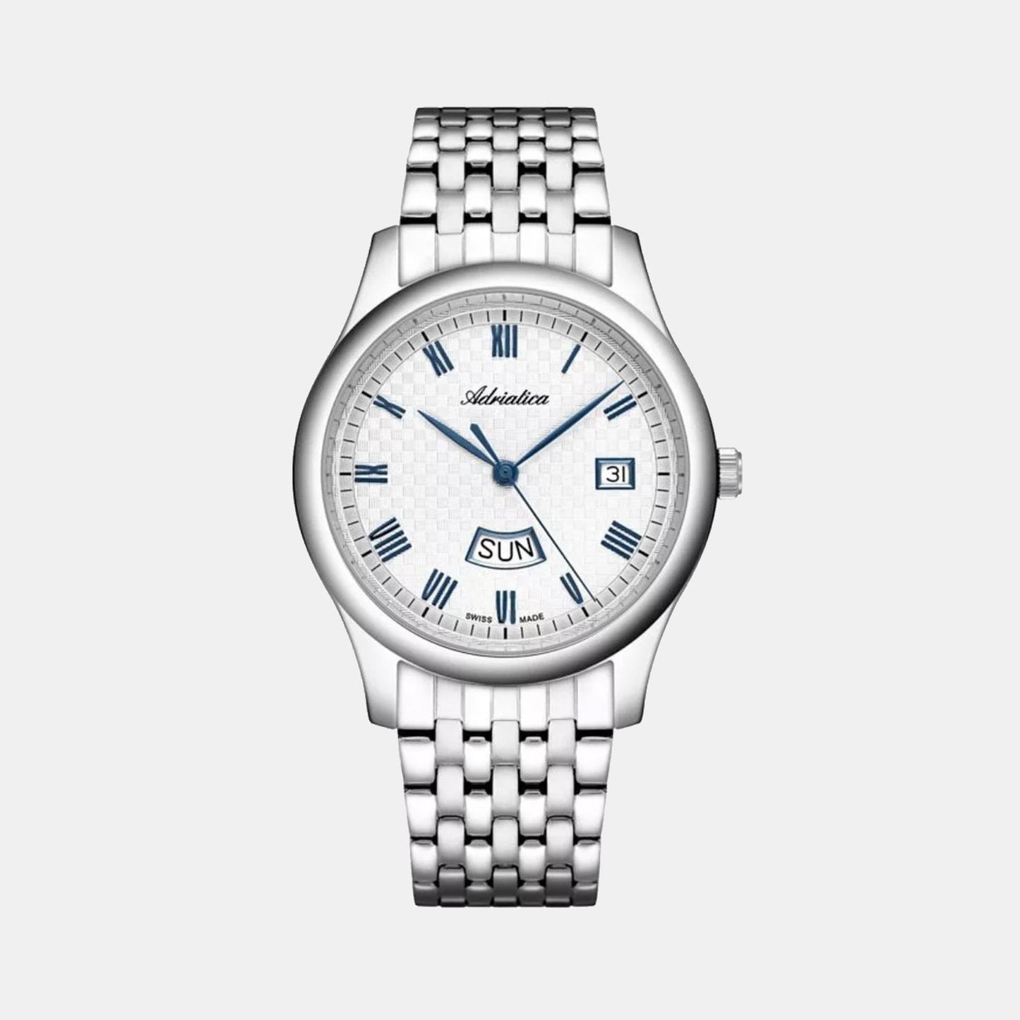 Premiere Men Quartz Silver Dial Analog Stainless Steel Watch A1025.51B3Q