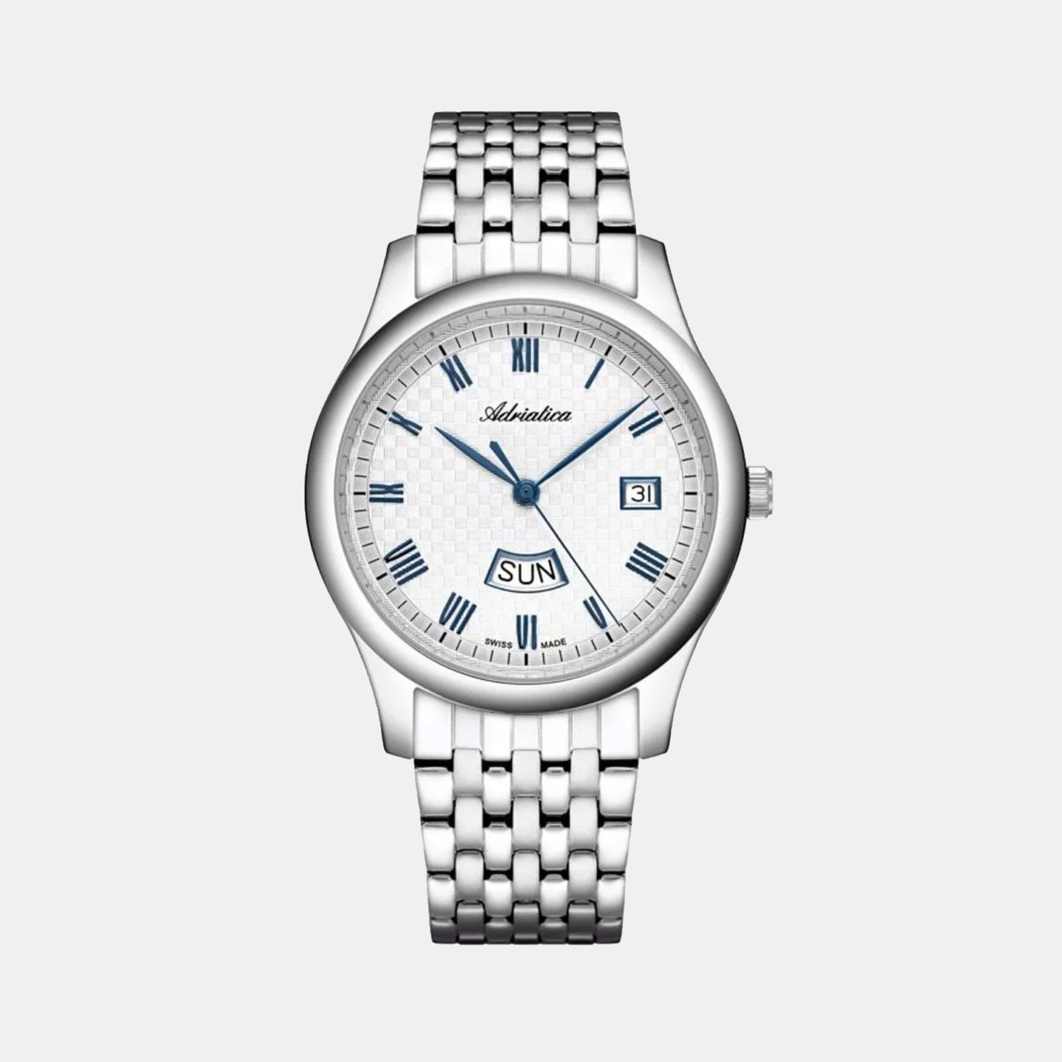 Premiere Men Quartz Silver Dial Analog Stainless Steel Watch A1025.51B3Q