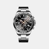 Men Quartz Black Dial Chronograph Stainless Steel Watch A1053.S1R6CH