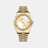 Men Quartz Champagne Dial Analog Stainless Steel Watch A1090.1111Q