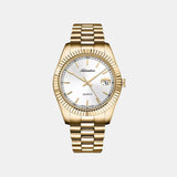 Men Quartz Silver Dial Analog Stainless Steel Watch A1090.1113Q