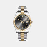 Men Quartz Grey Dial Analog Stainless Steel Watch A1090.2116Q