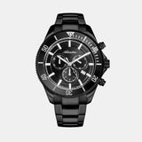 Men Quartz Black Dial Chronograph Stainless Steel Watch A1139.B116CHN
