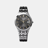 Men Quartz Grey Dial Analog Stainless Steel Watch A1236.S1G6Q