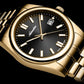 Pairs Men Quartz Grey Dial Analog Stainless Steel Watch A1298.1116Q