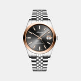 Men Quartz Black Dial Analog Stainless Steel Watch A1299.R117Q