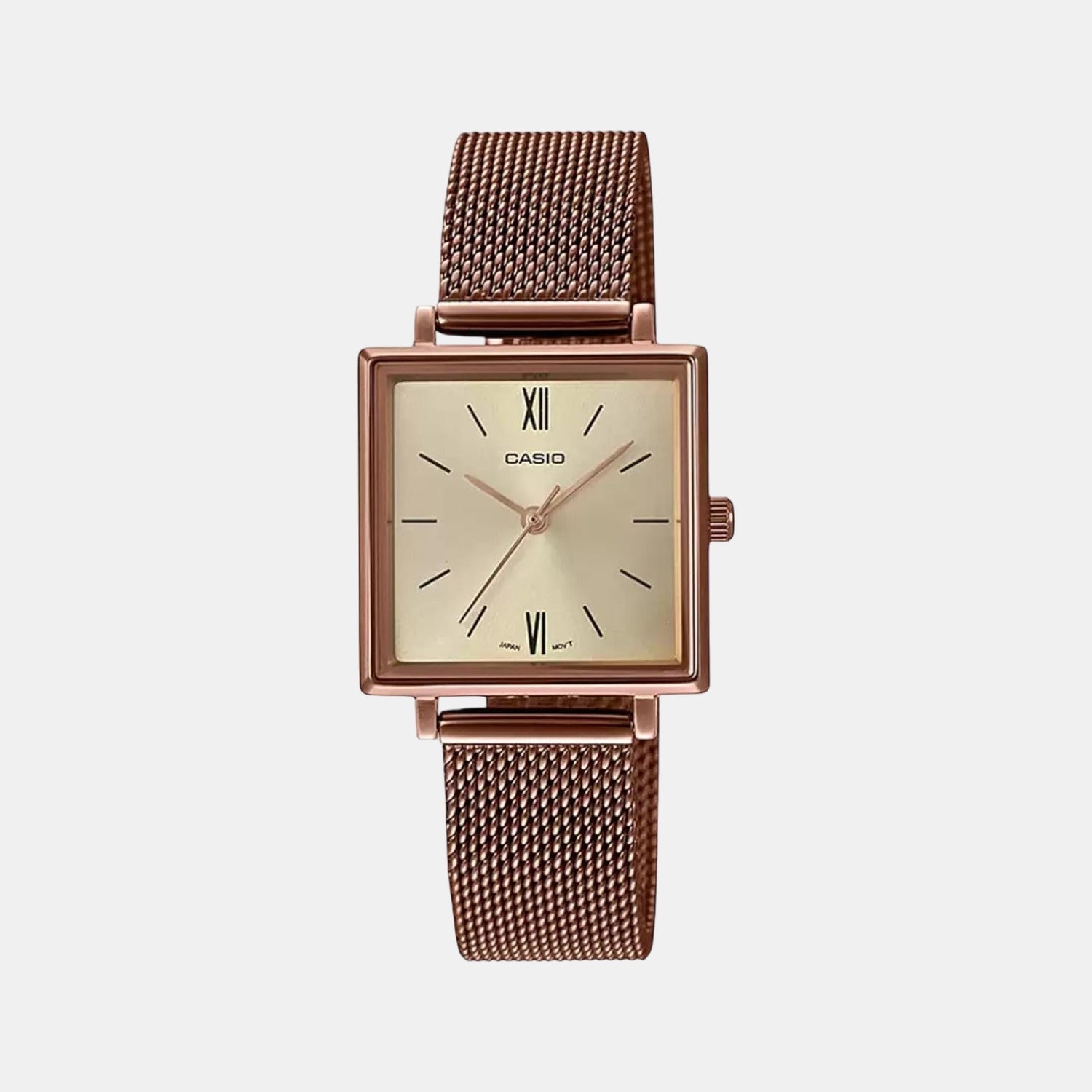 Enticer Women Quartz Gold Dial Analog Stainless Steel Watch A1548