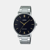 Enticer Men Quartz Black Dial Analog Stainless Steel Watch A1612