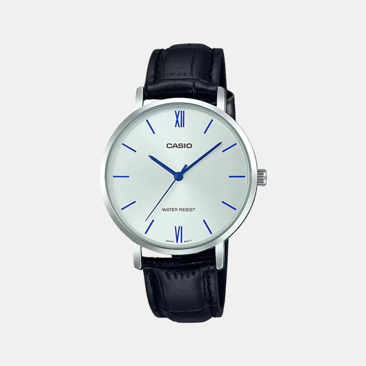 Enticer Women Quartz Silver Dial Analog Leather Watch A1627 - Casio watch
