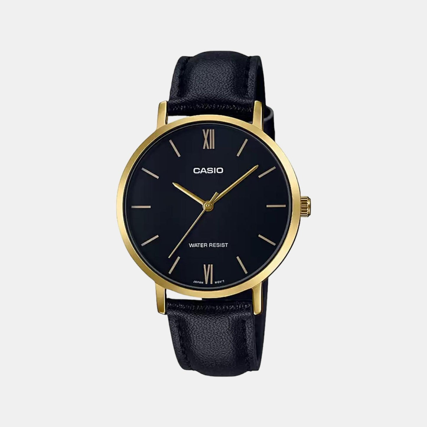 Enticer Women Quartz Black Dial Analog Leather Watch A1785