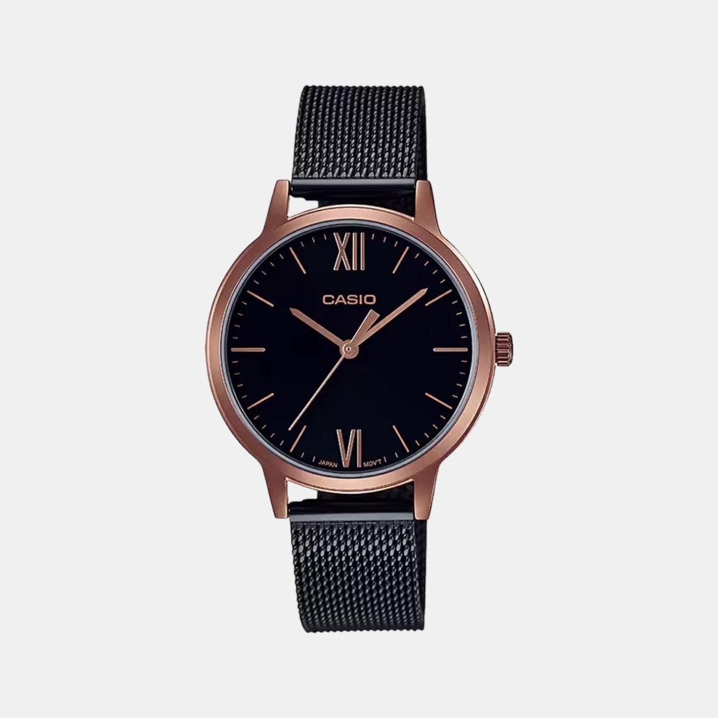 Enticer Women Quartz Rose Gold Dial Analog Stainless Steel Watch A1791