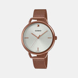 Enticer Women Quartz Rose Gold Dial Analog Stainless Steel Watch A1812
