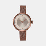 Enticer Women Quartz Rose Gold Dial Analog Stainless Steel Watch A1854