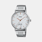 Enticer Men Quartz White Dial Analog Stainless Steel Watch A2350
