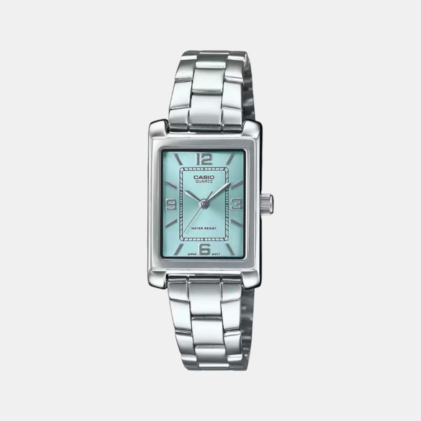 Enticer Women Quartz Teal Dial Analog Stainless Steel Watch A2354