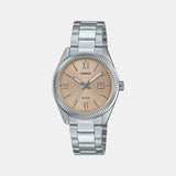 Enticer Women Quartz Cream Dial Analog Stainless Steel Watch A2361