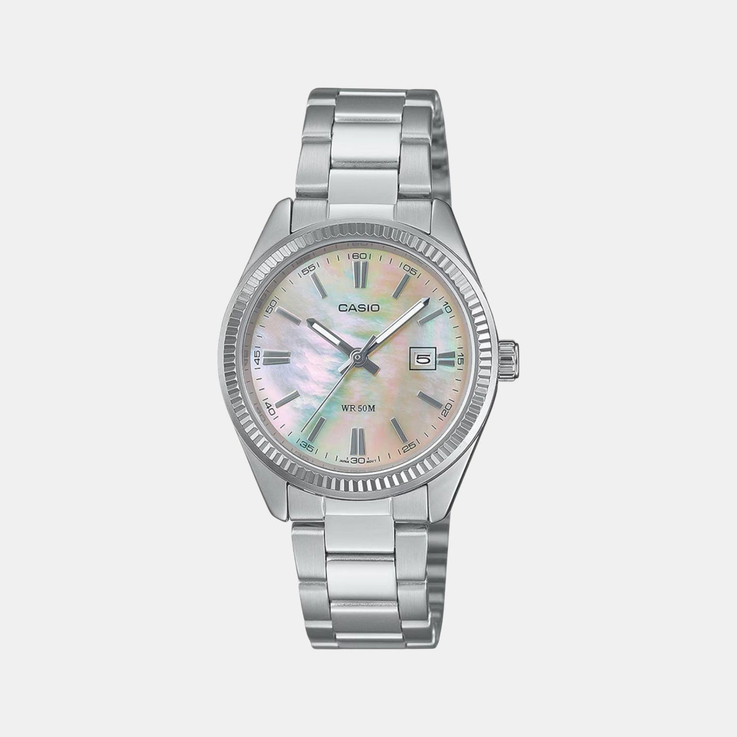 Enticer Women Quartz White Dial Analog Stainless Steel Watch A2364
