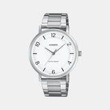 Enticer Men Quartz White Dial Analog Stainless Steel Watch A2407