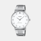 Enticer Men Quartz White Dial Analog Stainless Steel Watch A2412