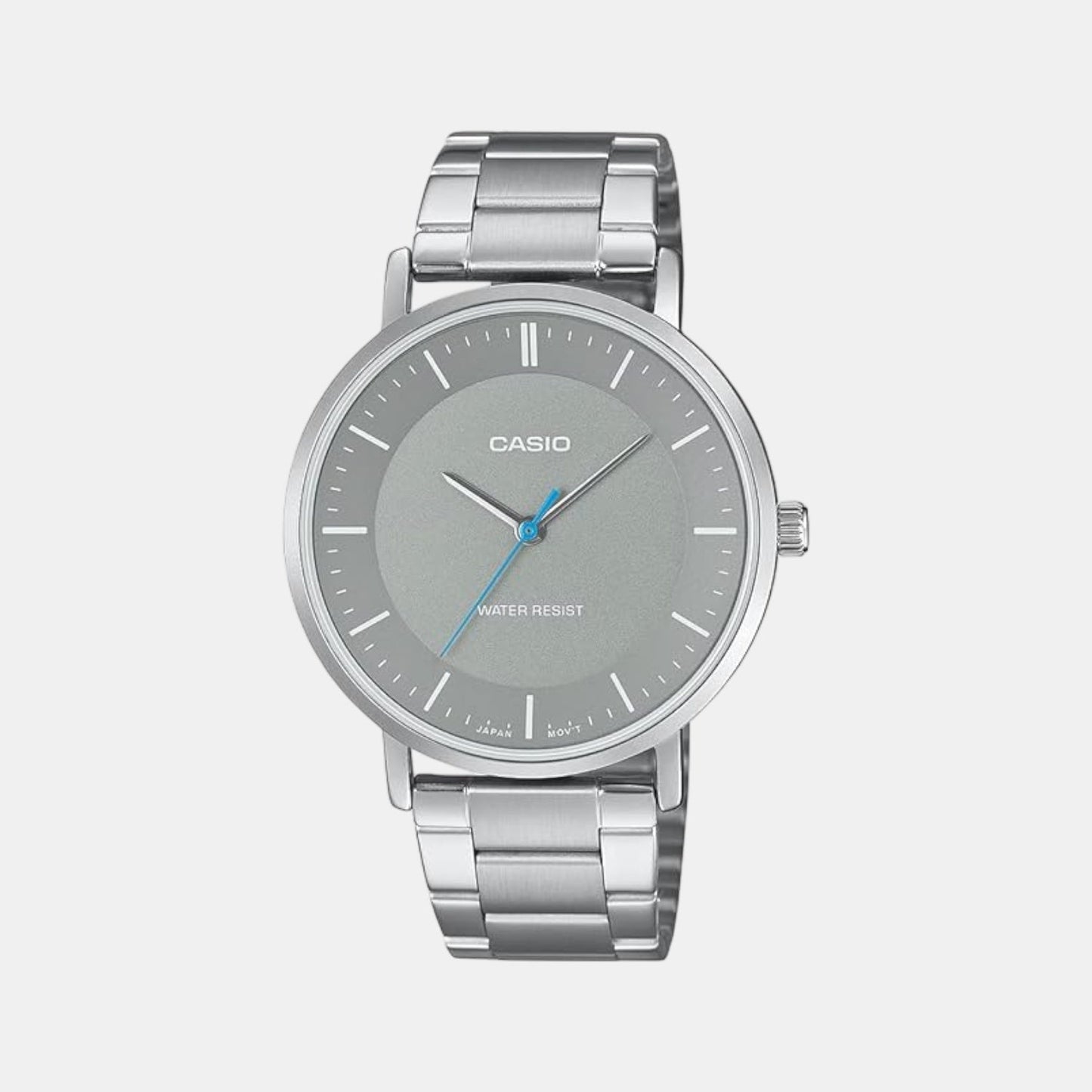 Enticer Men Quartz Grey Dial Analog Stainless Steel Watch A2413