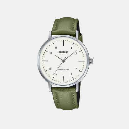 Enticer Women Quartz Cream Dial Analog Leather Watch A2425