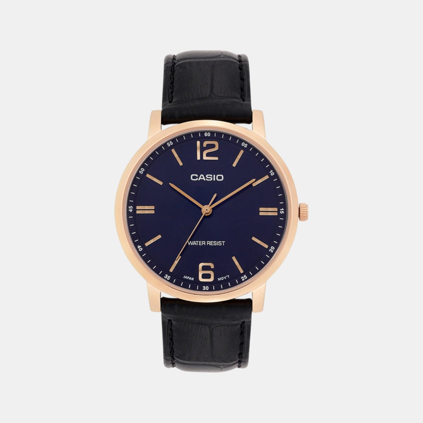 Enticer Men Quartz Blue Dial Analog Leather Watch A2441