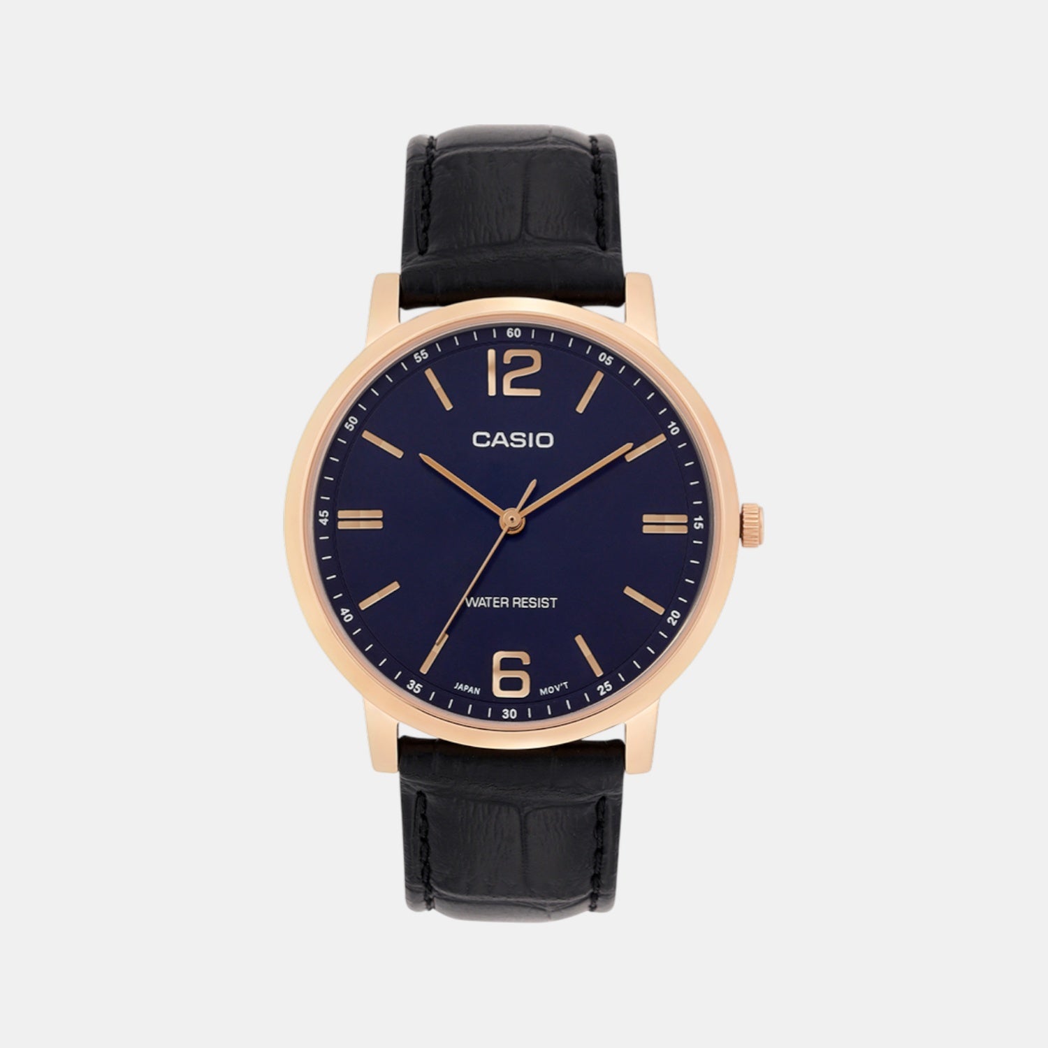 Enticer Men Quartz Blue Dial Analog Leather Watch A2441